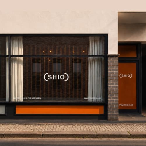 The SHIO studio entrance on Steinstraße in Berlin-Mitte